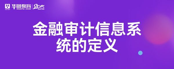 金融审计信息系统的定义及其与网络信息安全软件开发的关系